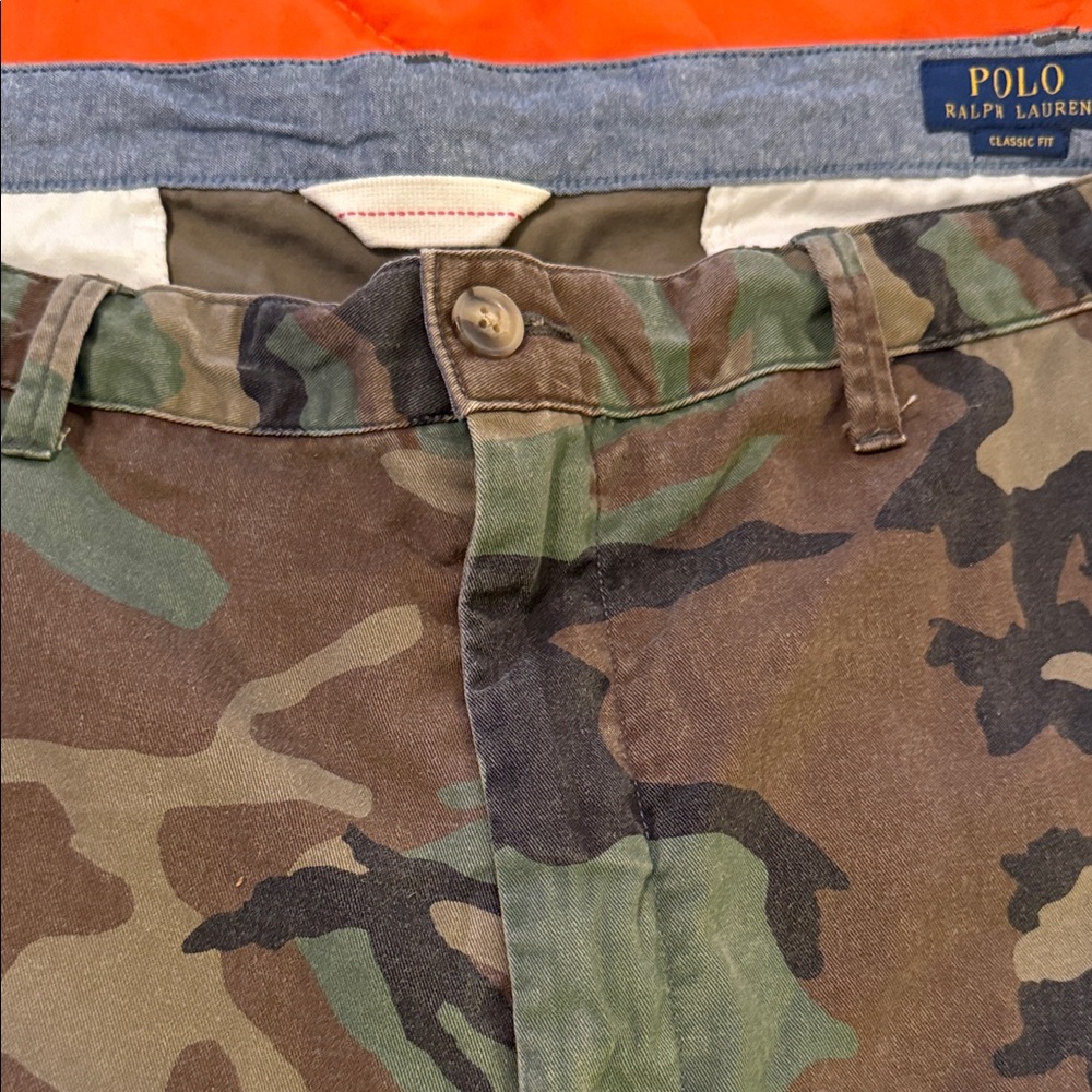 Polo by Ralph Lauren Men's Green Camouflage Shorts - Picture 5 of 16